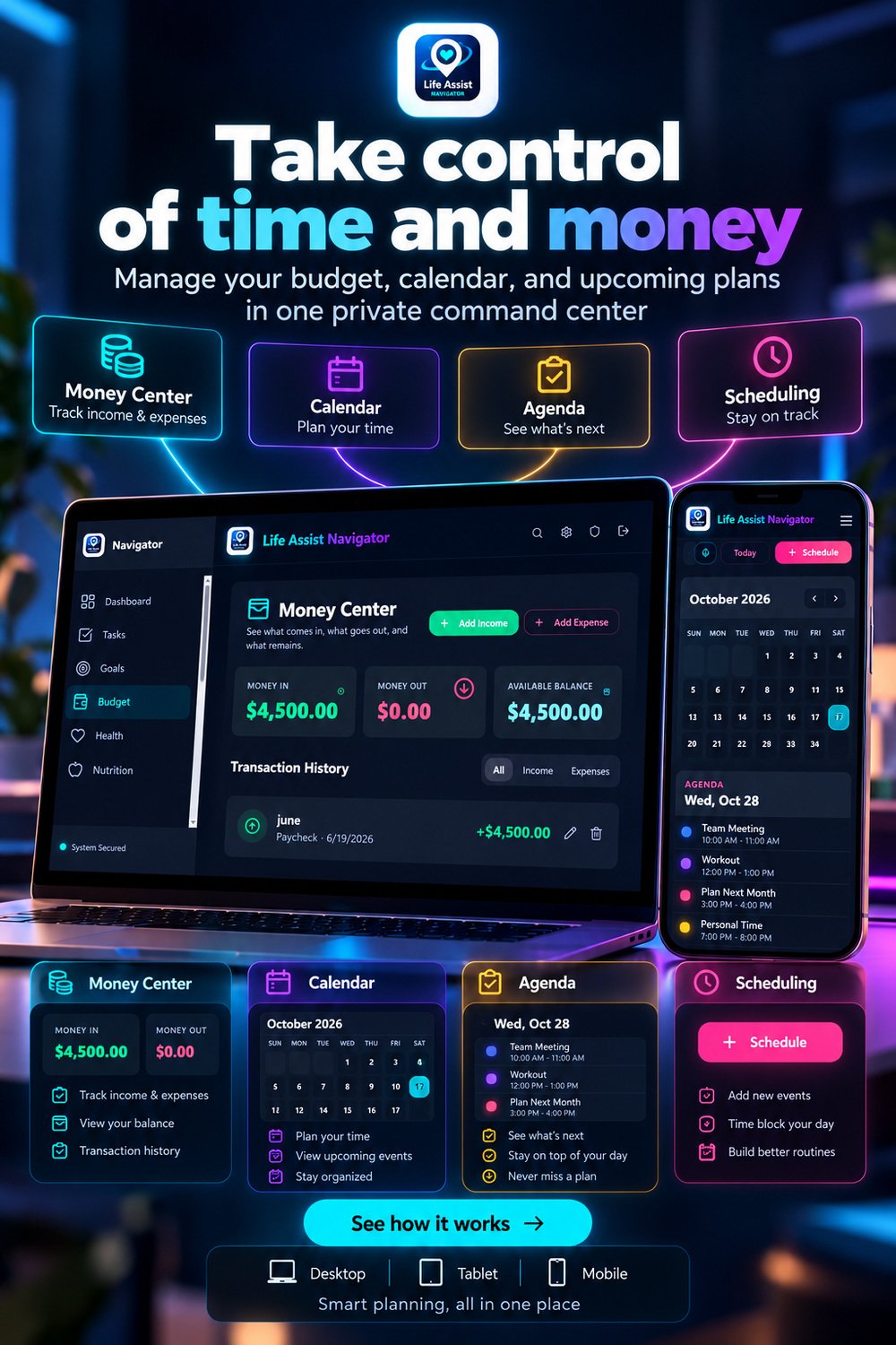Life Assist Navigator – All-in-One Personal Organizer - Image 3