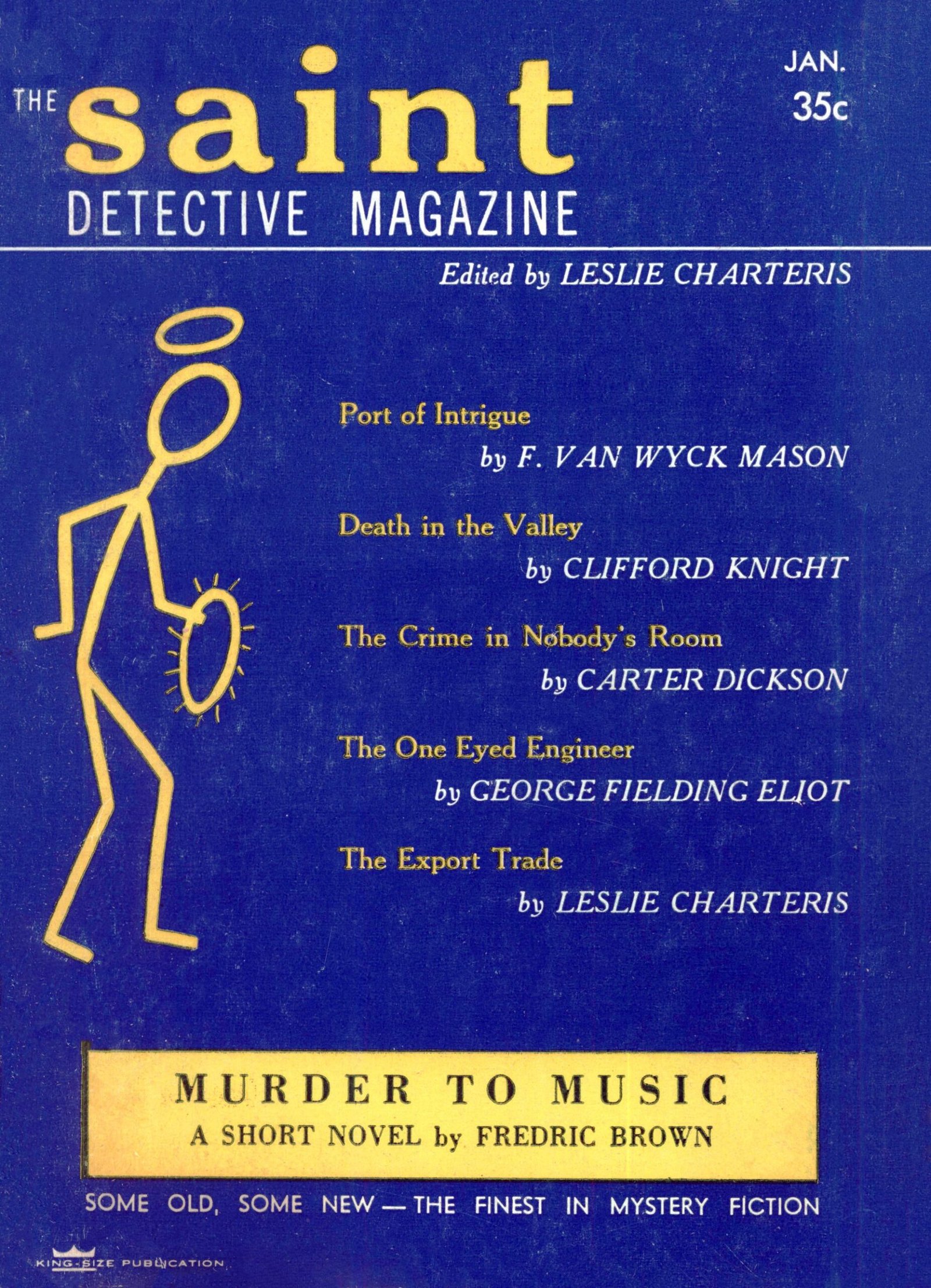 The Saint Detective Magazine - January 1957